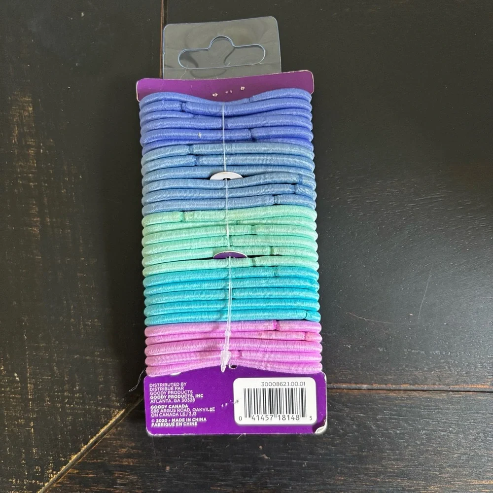 Goody‎ Ouchless Damage-Free Elastic Hair Ties 28ct Multicolor NEW